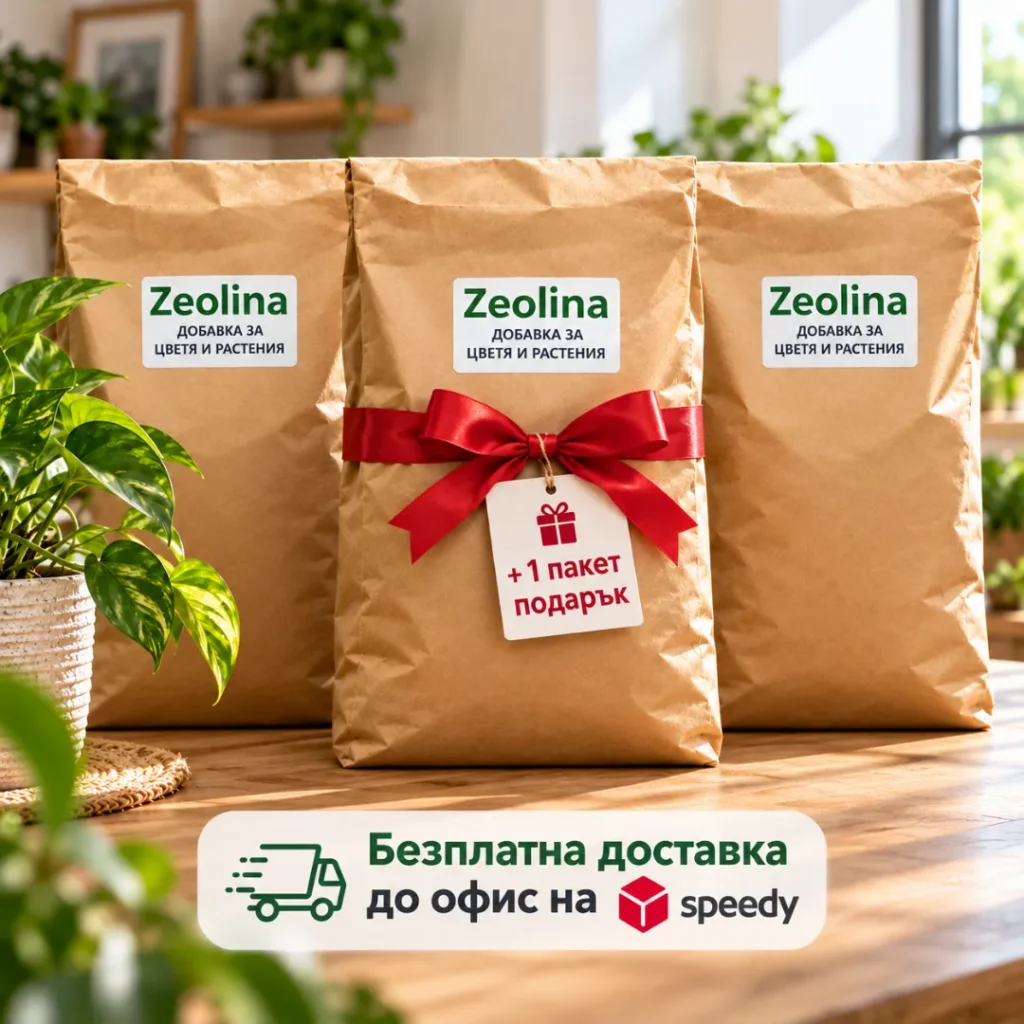 Снимка на три големи пакета ЗеоЛина